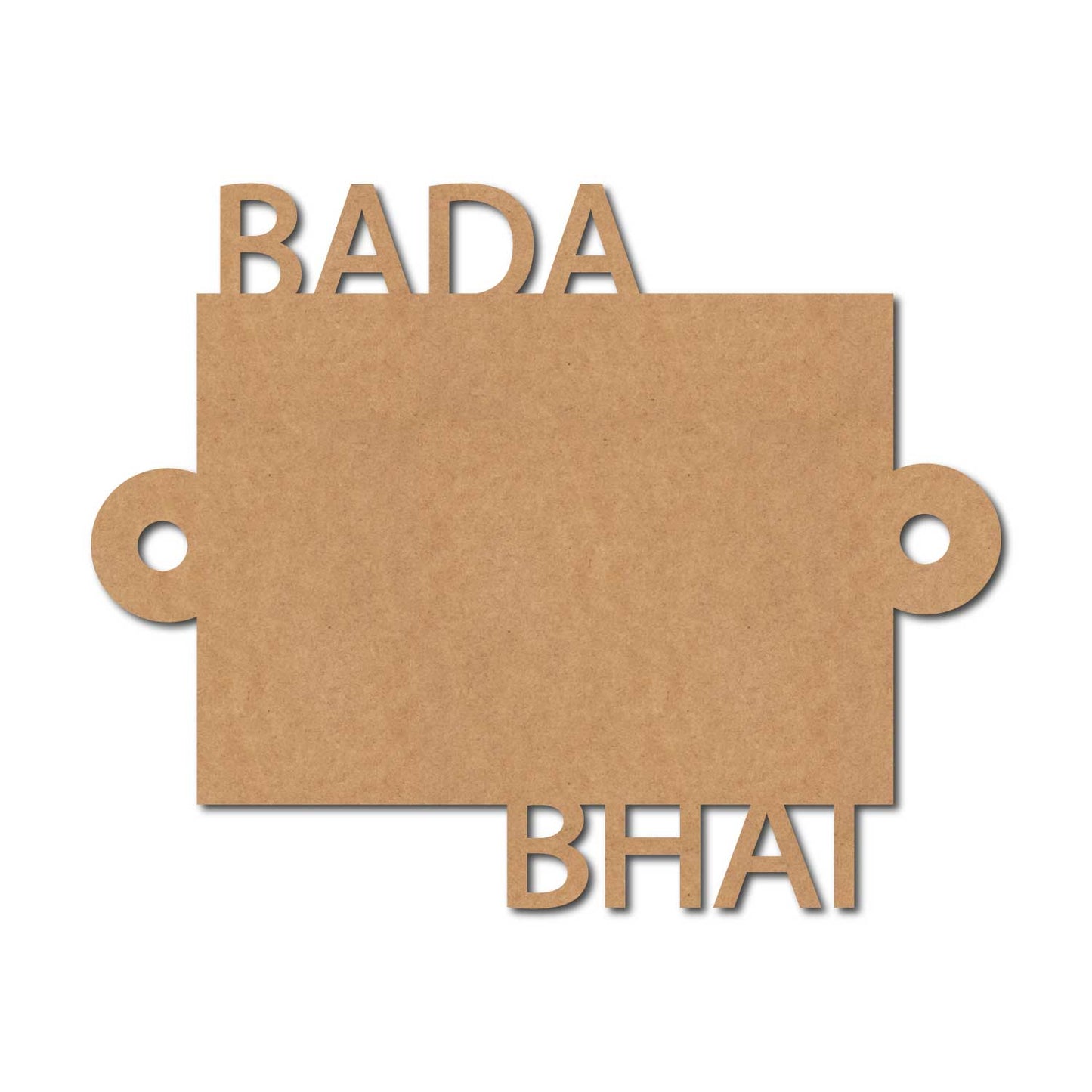 Bada Bhai Rakhi Cutout MDF Design 1
