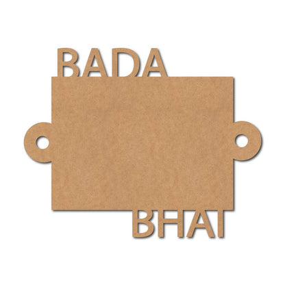 Bada Bhai Rakhi Cutout MDF Design 1