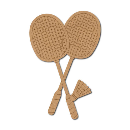 Badminton Rackets Pre Marked MDF Design 1
