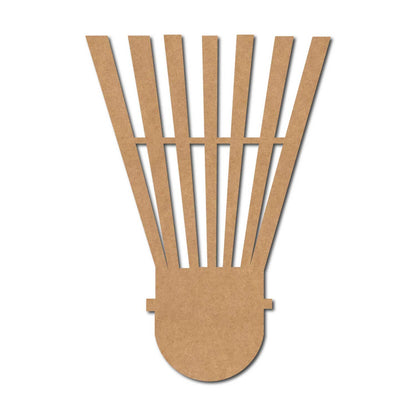 Badminton Shuttlecock Cutout MDF Design 1