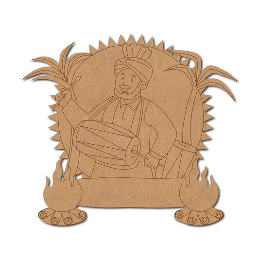 Baisakhi Pre Marked Base MDF Design 1