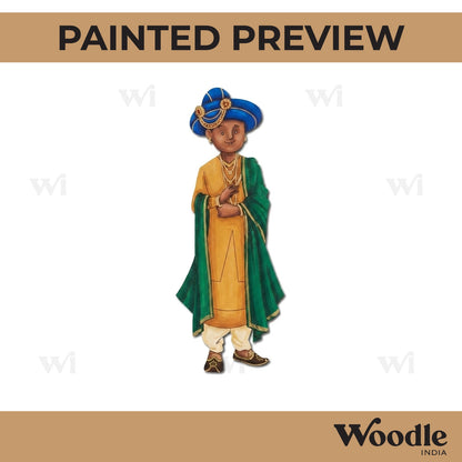 Baji Rao Warrior Pre Marked MDF Design 1
