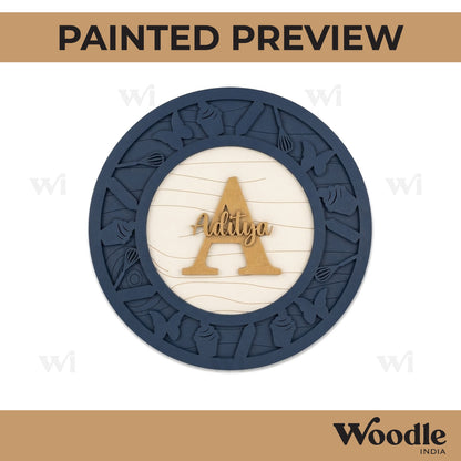 Bakery Theme Nameplate MDF Design 1