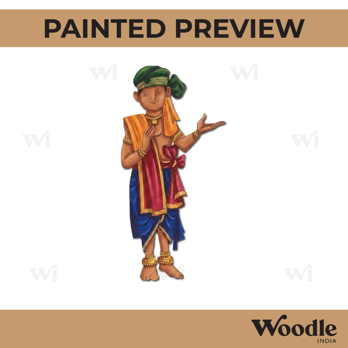 Ballad Singer Man Pre Marked MDF Design 1