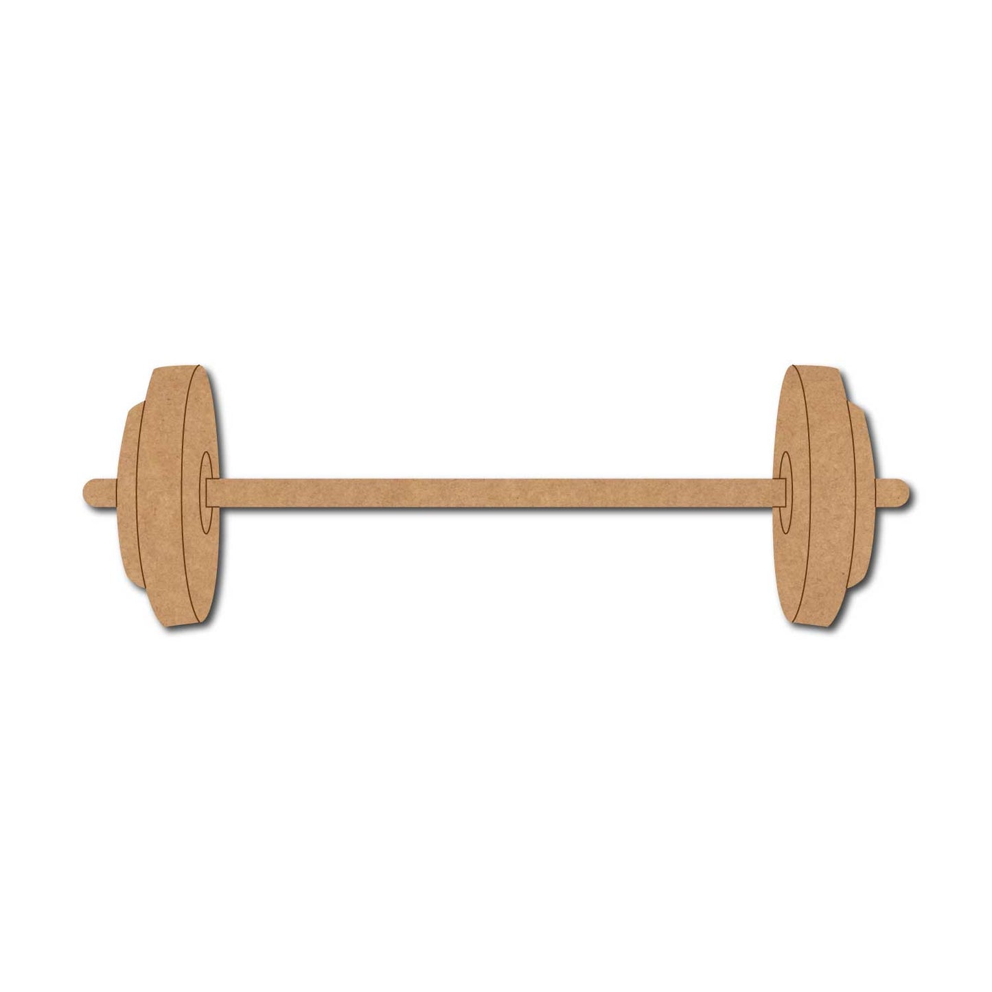 Barbell Pre Marked MDF Design 1