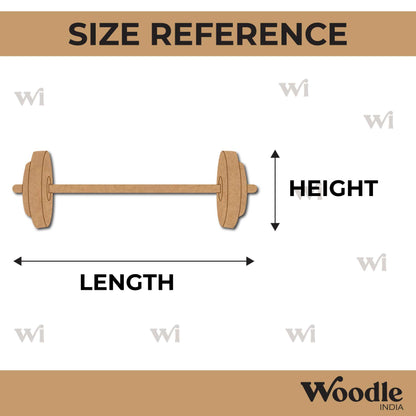 Barbell Pre Marked MDF Design 1