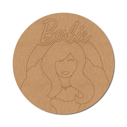 Barbie Doll Pre Marked MDF Design 1