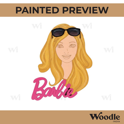Barbie Doll Pre Marked MDF Design 2