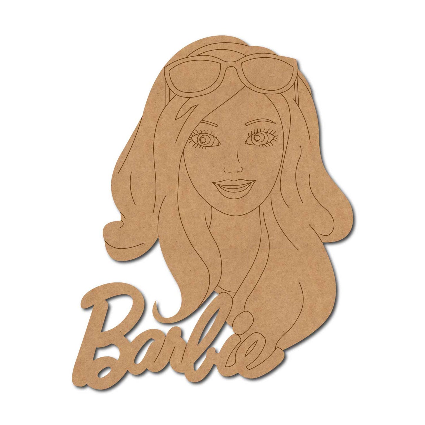 Barbie Doll Pre Marked MDF Design 2