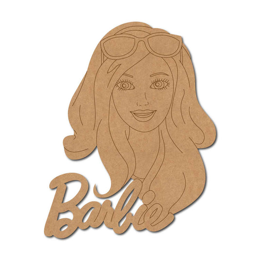 Barbie Doll Pre Marked MDF Design 2