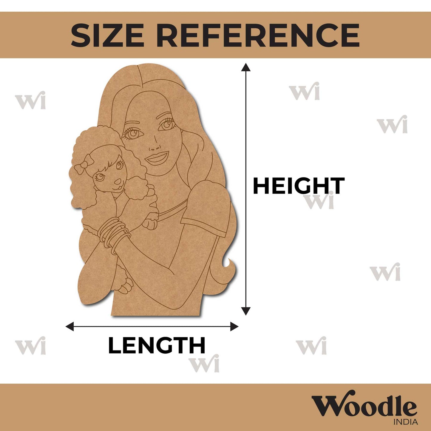 Barbie Pre Marked MDF Design 1