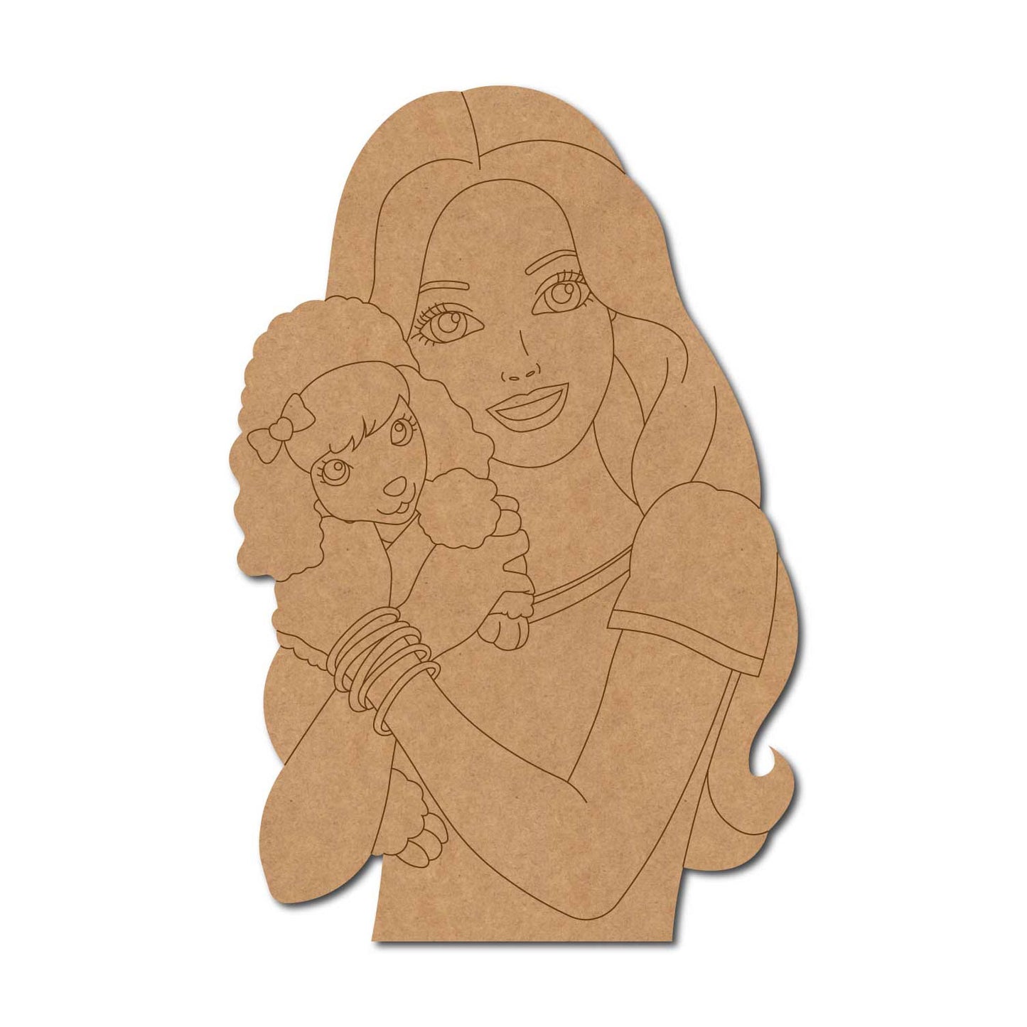 Barbie Pre Marked MDF Design 1