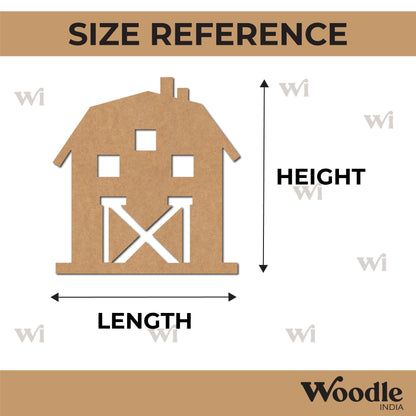 Barn Cutout MDF Design 1