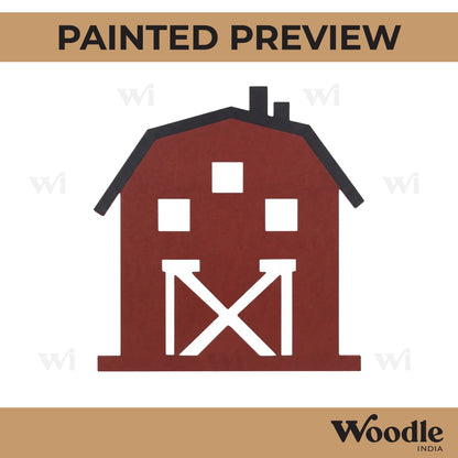 Barn Cutout MDF Design 1