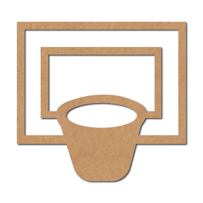 Basketball Hoop Cutout MDF Design 1
