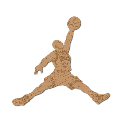 Basketball Player Pre Marked MDF Design 1