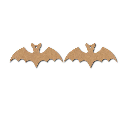 Bat Earrings MDF Design 1