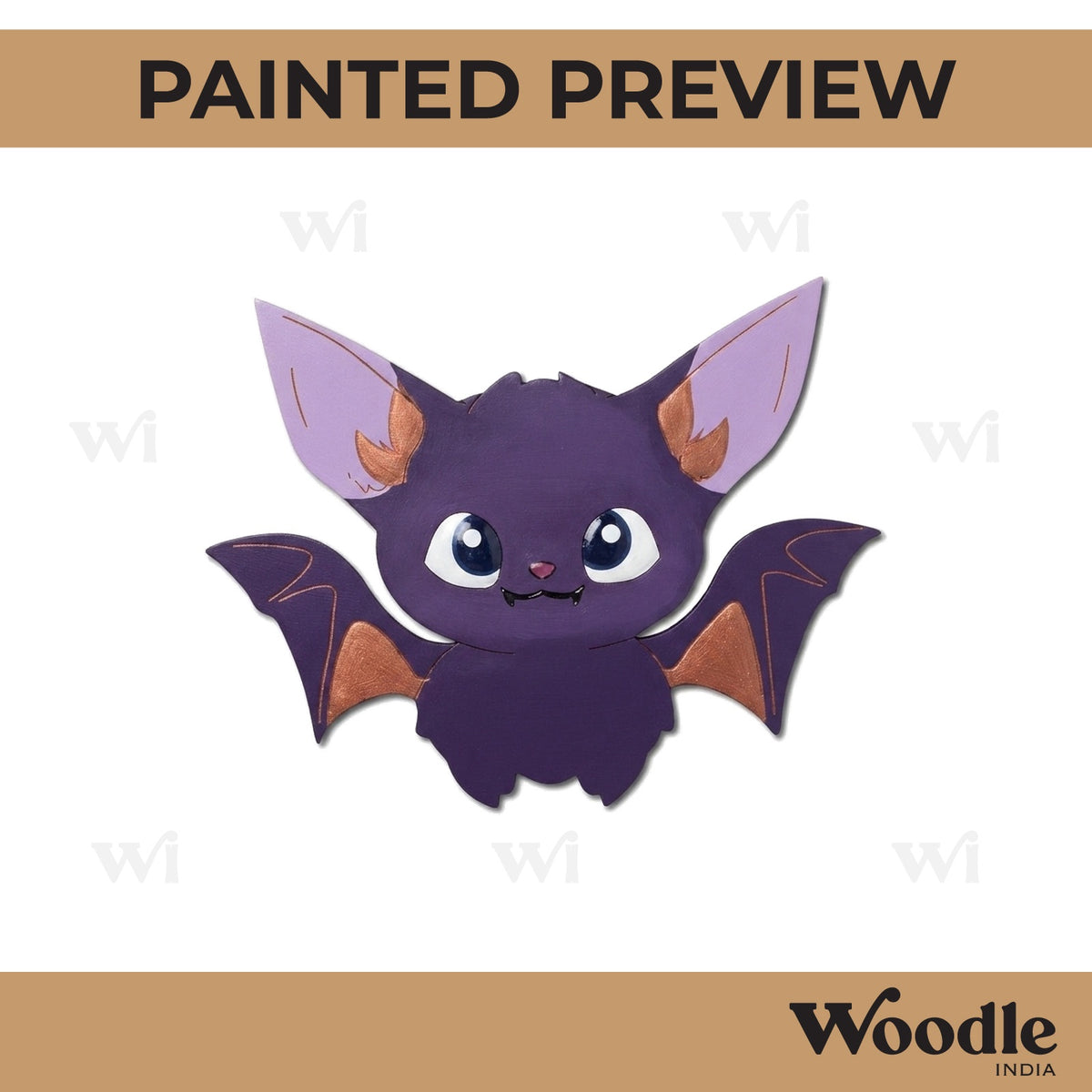 Bat Pre Marked MDF Design 4