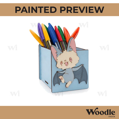 Bat Pen Stand MDF Design 1