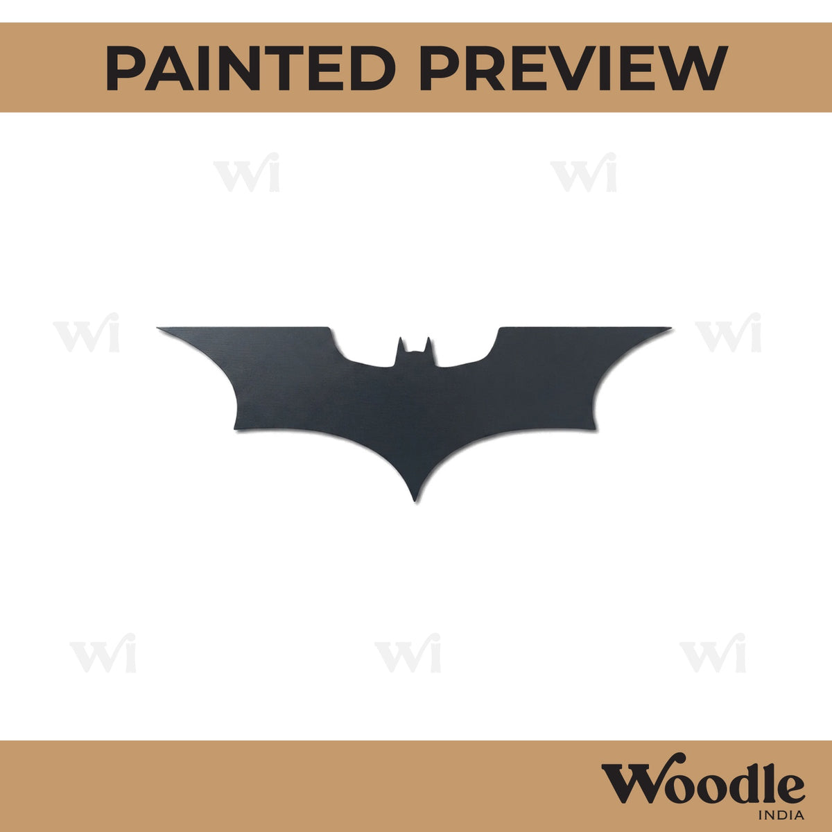 Batman Cutout MDF Design 1