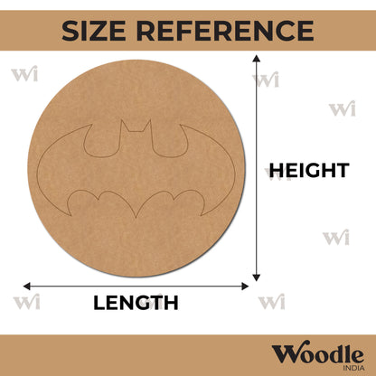 Batman DC Pre Marked Round MDF Design 2