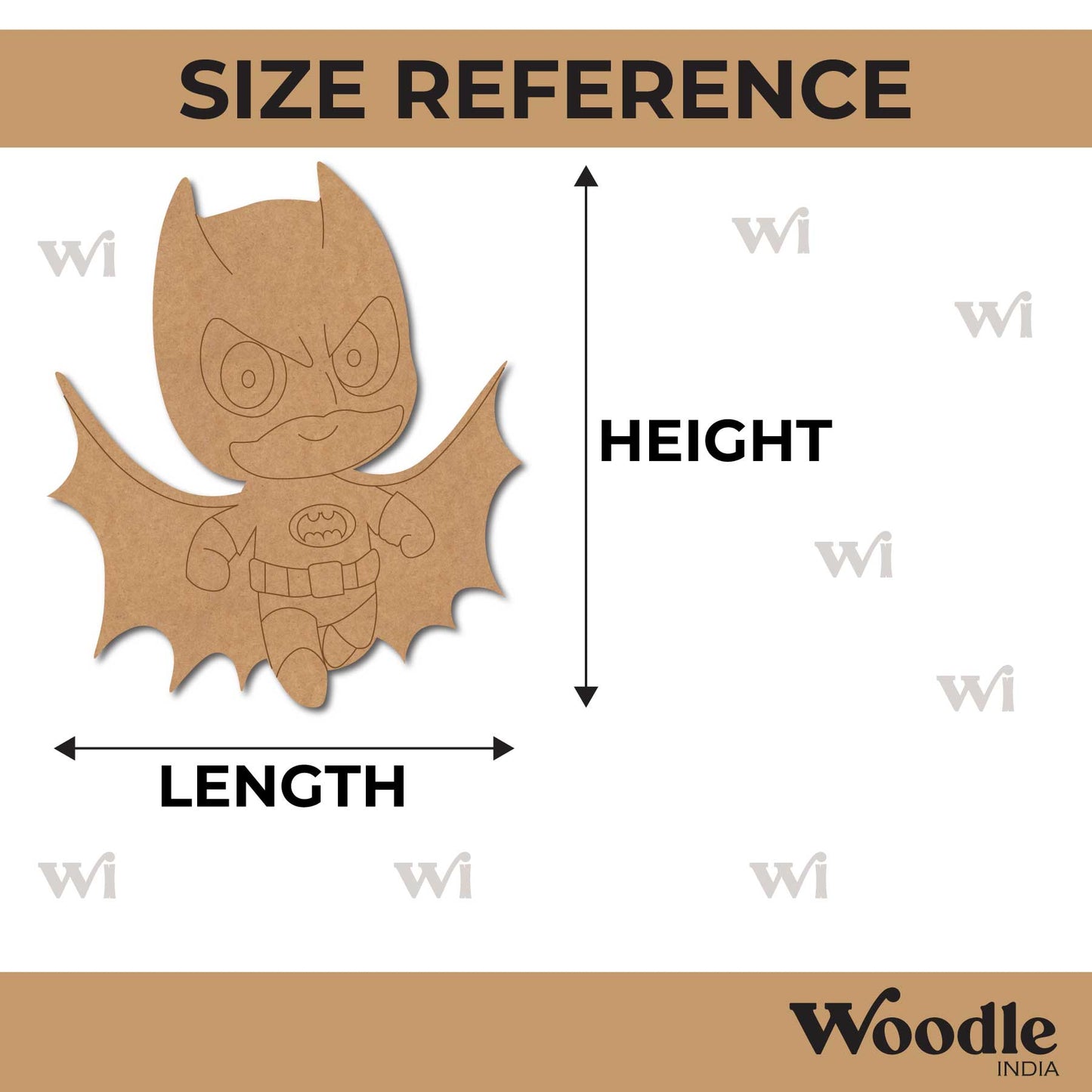 Batman Pre Marked MDF Design 4