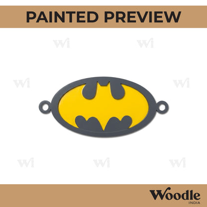 Batman Rakhi MDF Design 1