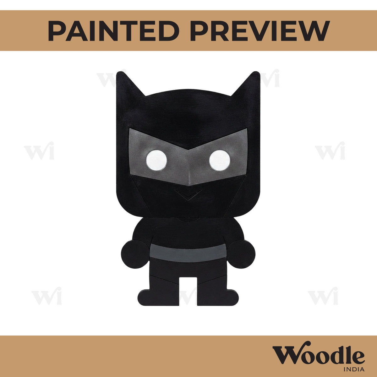 Batman Cartoon Pre Marked MDF Design 1