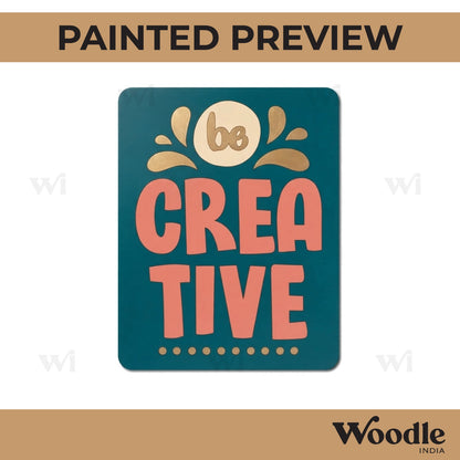 Be Creative Pre Marked Base MDF Design 1