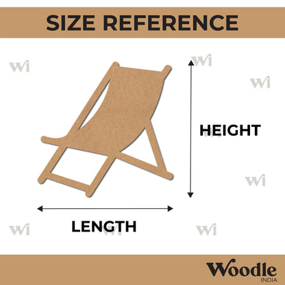 Beach Chair Cutout MDF Design 1