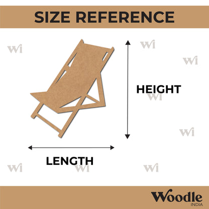 Beach Chair Cutout MDF Design 2