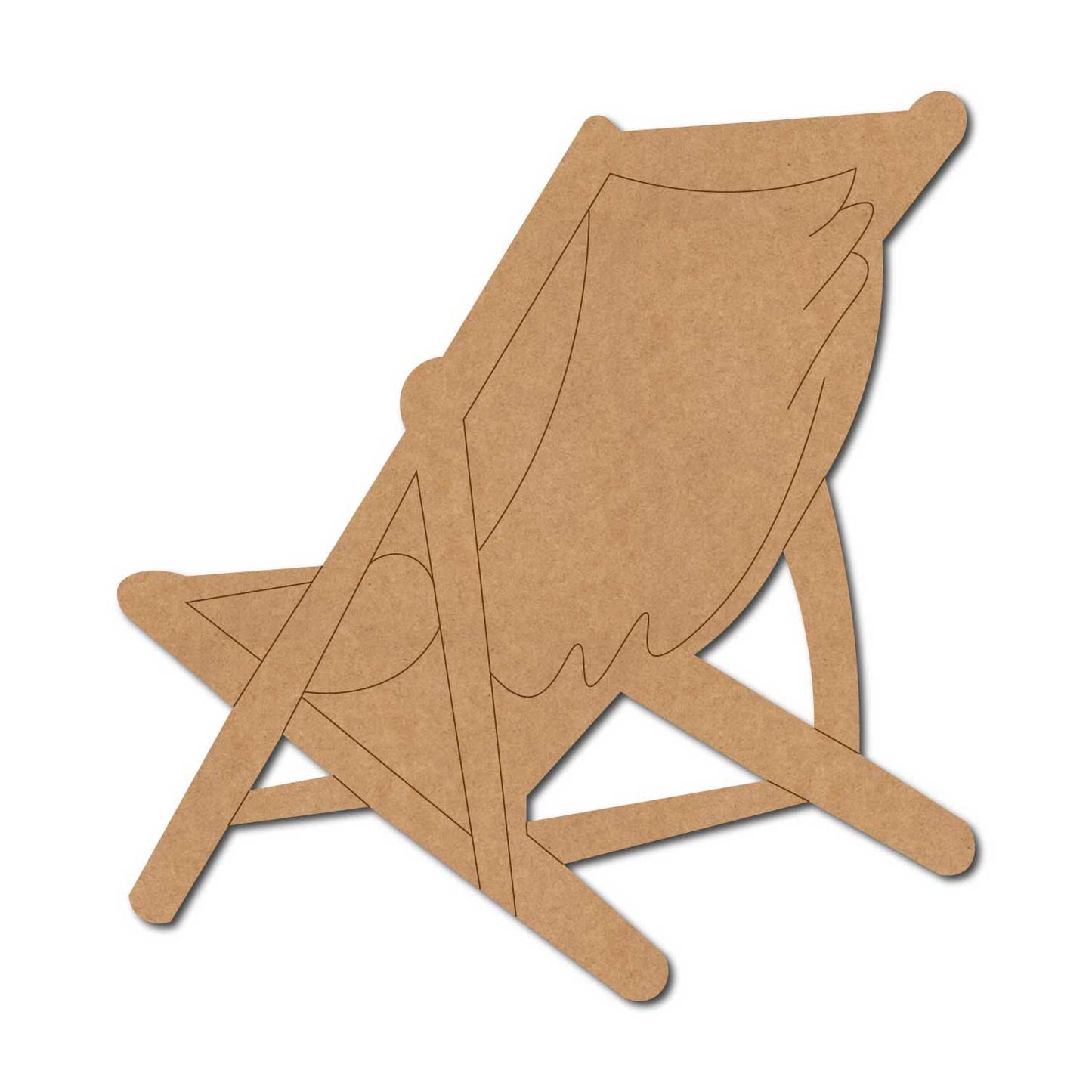 Beach Chair Pre Marked MDF Design 1