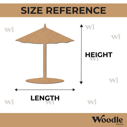 Beach Umbrella Cutout MDF Design 1