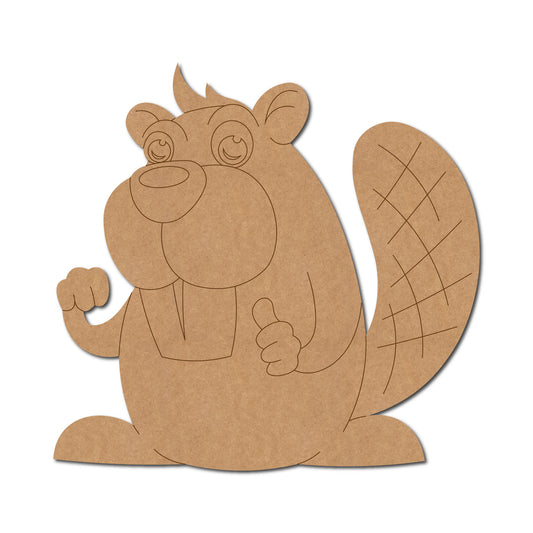 Beaver Pre Marked MDF Design 1