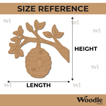 Bee Nest Pre Marked MDF Design 1