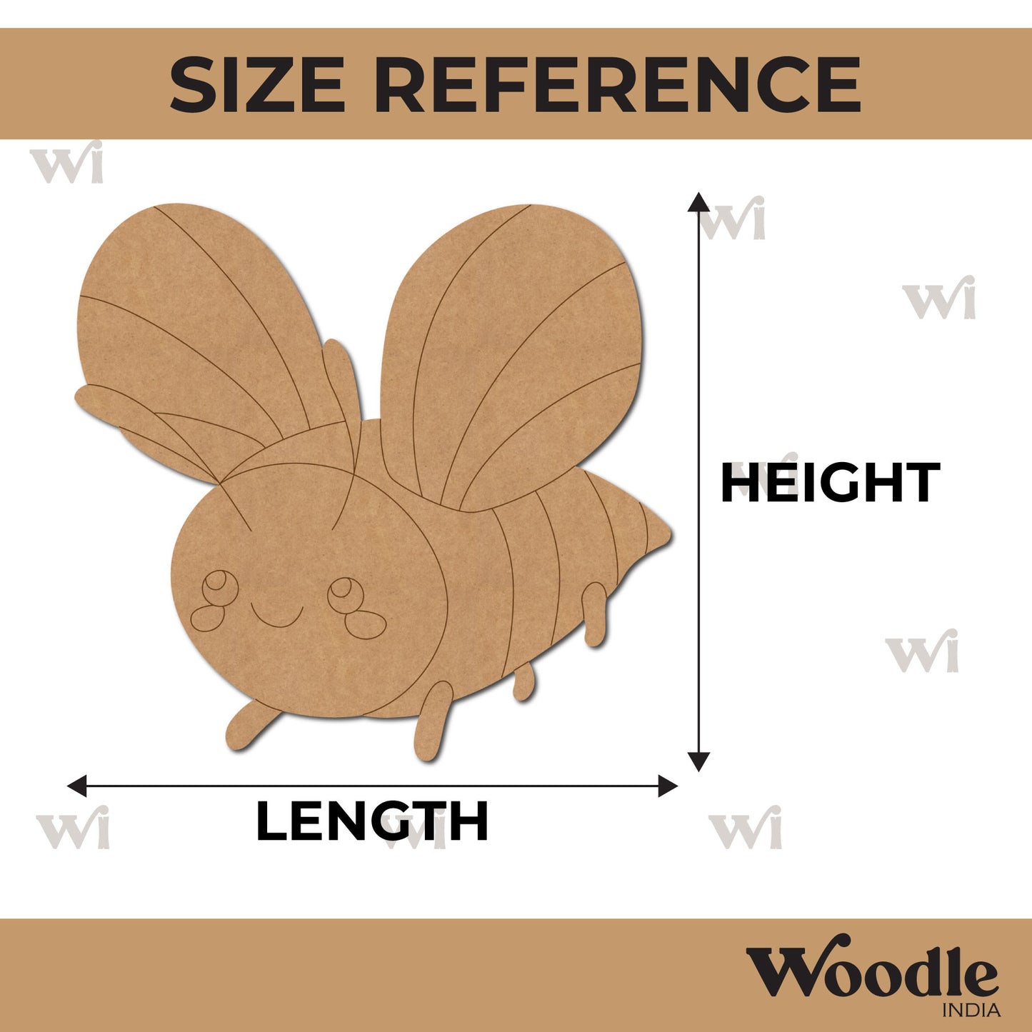 Bee Pre Marked MDF Design 6