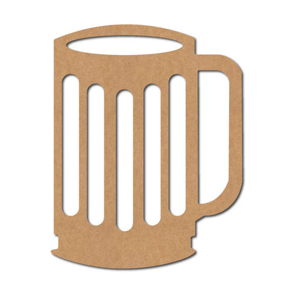 Beer Mug Cutout MDF Design 2