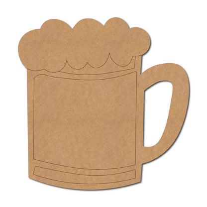 Beer Mug Pre Marked MDF Design 2
