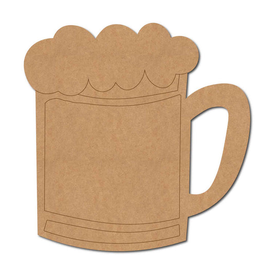 Beer Mug Pre Marked MDF Design 2
