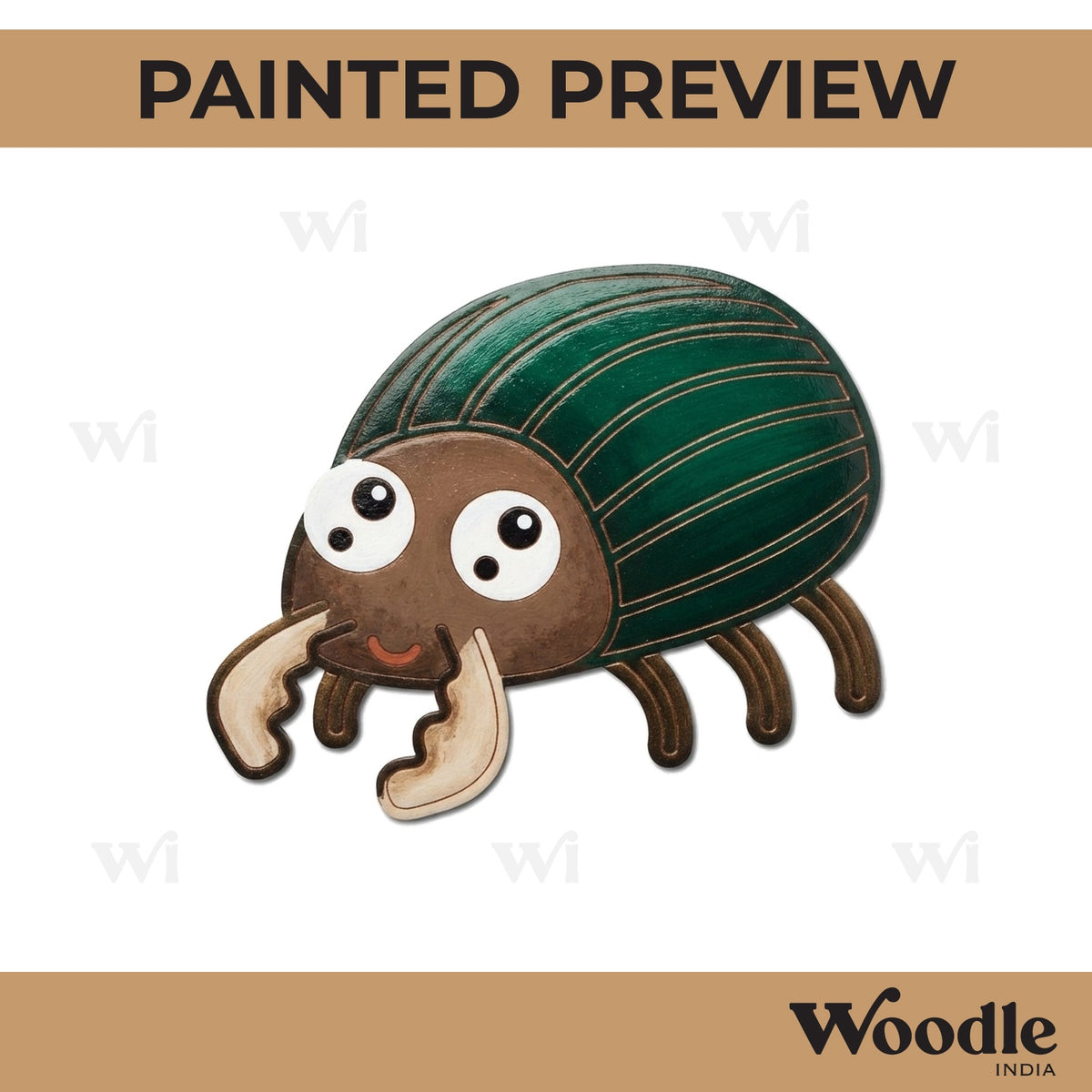 Beetle Pre Marked MDF Design 1
