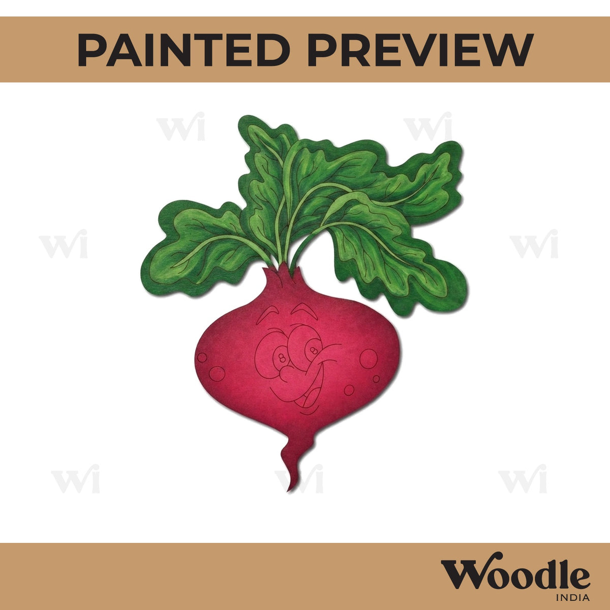 Beetroot Pre Marked MDF Design 1