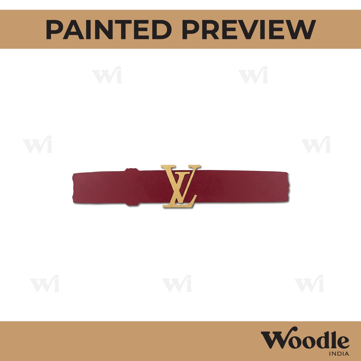 Belt Pre Marked MDF Design 2