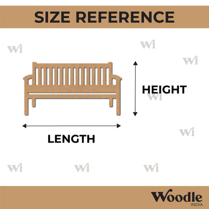 Bench Cutout MDF Design 1