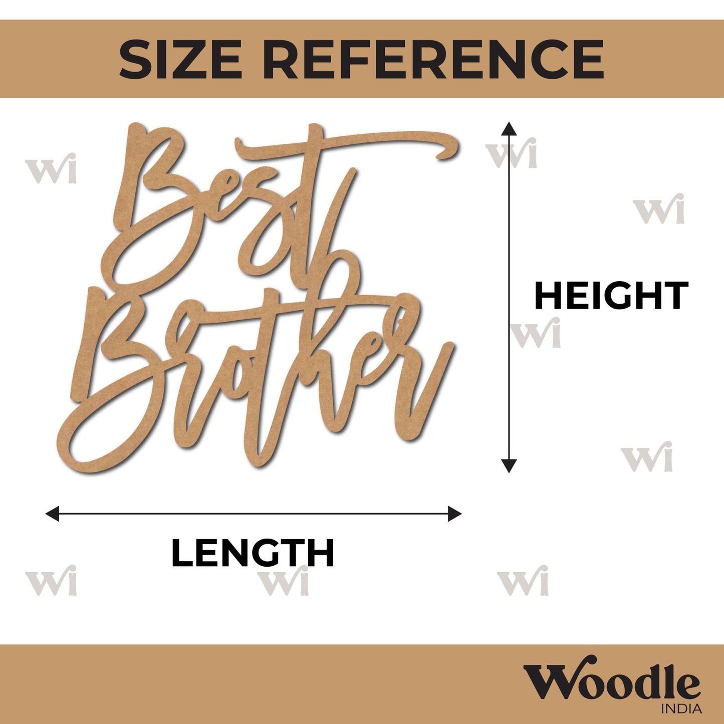 Best Brother Cutout MDF Design 1