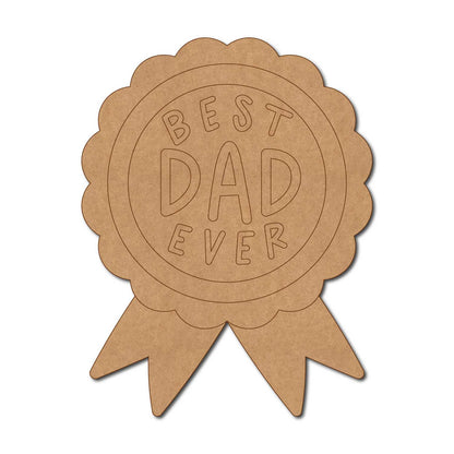 Best Dad Ever Pre Marked Base MDF Design 1