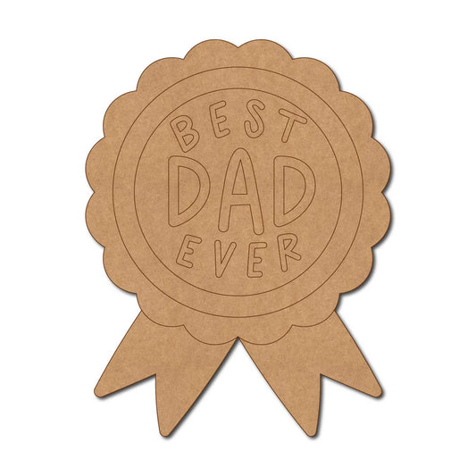 Best Dad Ever Pre Marked Base MDF Design 1