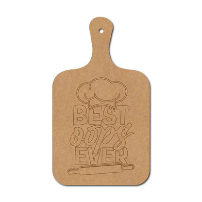 Best Oops Ever Pre Marked Chopping Board MDF Design 1