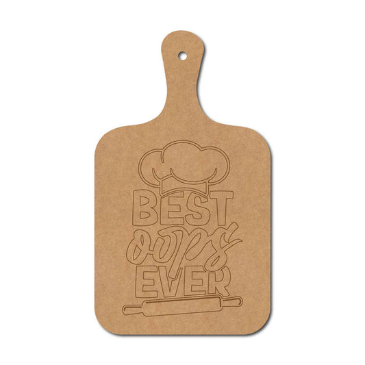 Best Oops Ever Pre Marked Chopping Board MDF Design 1
