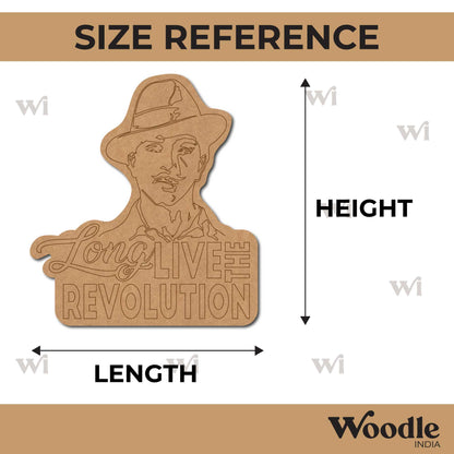 Bhagat Singh Pre Marked Base MDF Design 1