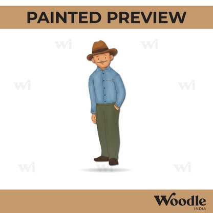 Bhagat Singh Pre Marked MDF Design 1